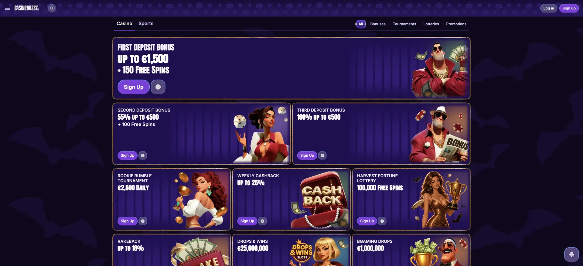 Casinobossy Bonus
